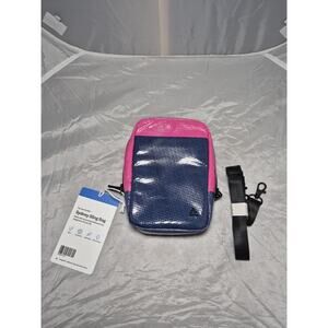 💥 Rareform Sydney Sling Bag Crossbody Pink Lightweight Water Resistant Subst A8